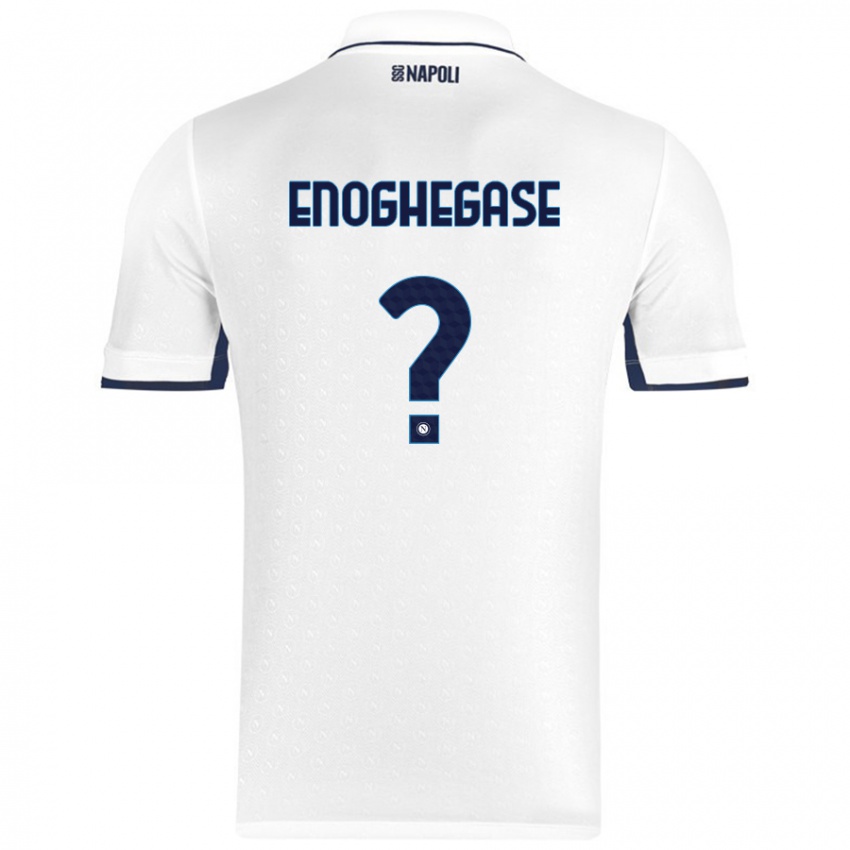 Niño Camiseta Favour Enoghegase #0 Blanco Azul Real 2ª Equipación 2024/25 La Camisa México