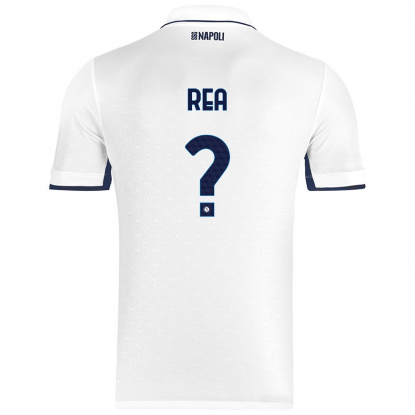 Niño Camiseta Roberto Rea #0 Blanco Azul Real 2ª Equipación 2024/25 La Camisa México