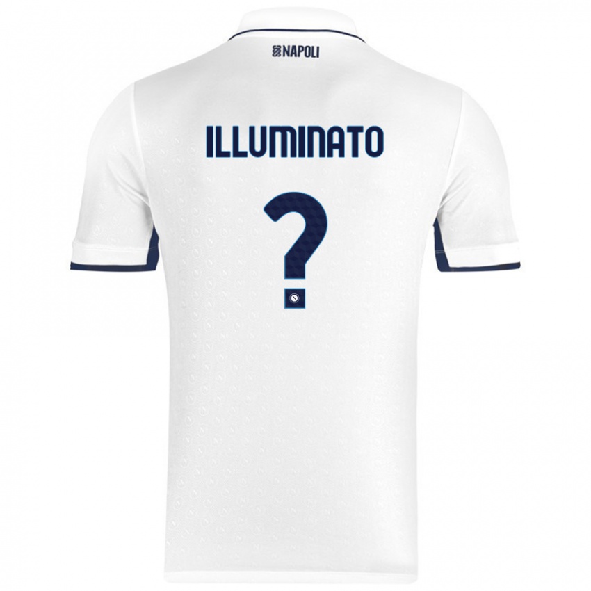 Niño Camiseta Antonio Illuminato #0 Blanco Azul Real 2ª Equipación 2024/25 La Camisa México