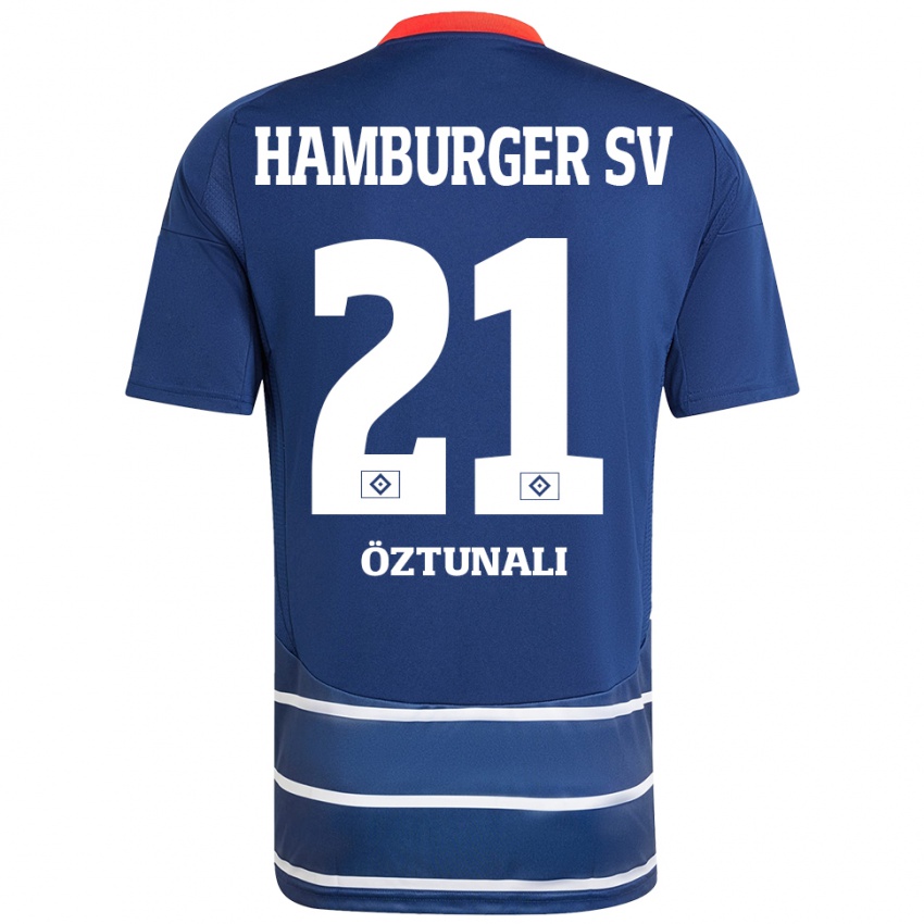 Niño Camiseta Levin Öztunali #21 Azul Oscuro 2ª Equipación 2024/25 La Camisa México