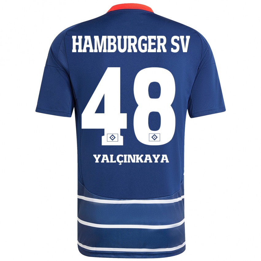 Niño Camiseta Bilal Yalcinkaya #48 Azul Oscuro 2ª Equipación 2024/25 La Camisa México