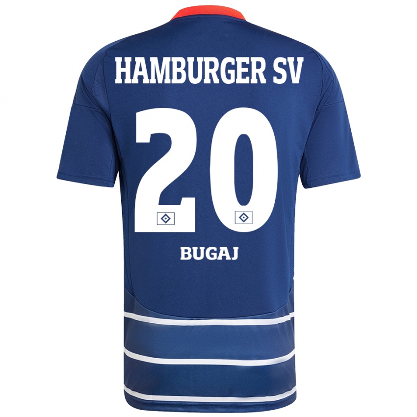 Niño Camiseta Jan-Luca Bugaj #20 Azul Oscuro 2ª Equipación 2024/25 La Camisa México