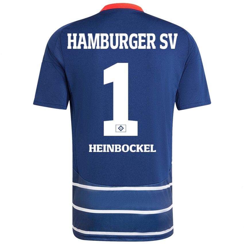 Niño Camiseta Simon Heinbockel #1 Azul Oscuro 2ª Equipación 2024/25 La Camisa México