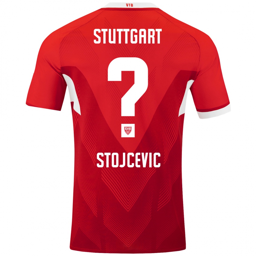 Niño Camiseta Martin Stojcevic #0 Rojo Blanco 2ª Equipación 2024/25 La Camisa México