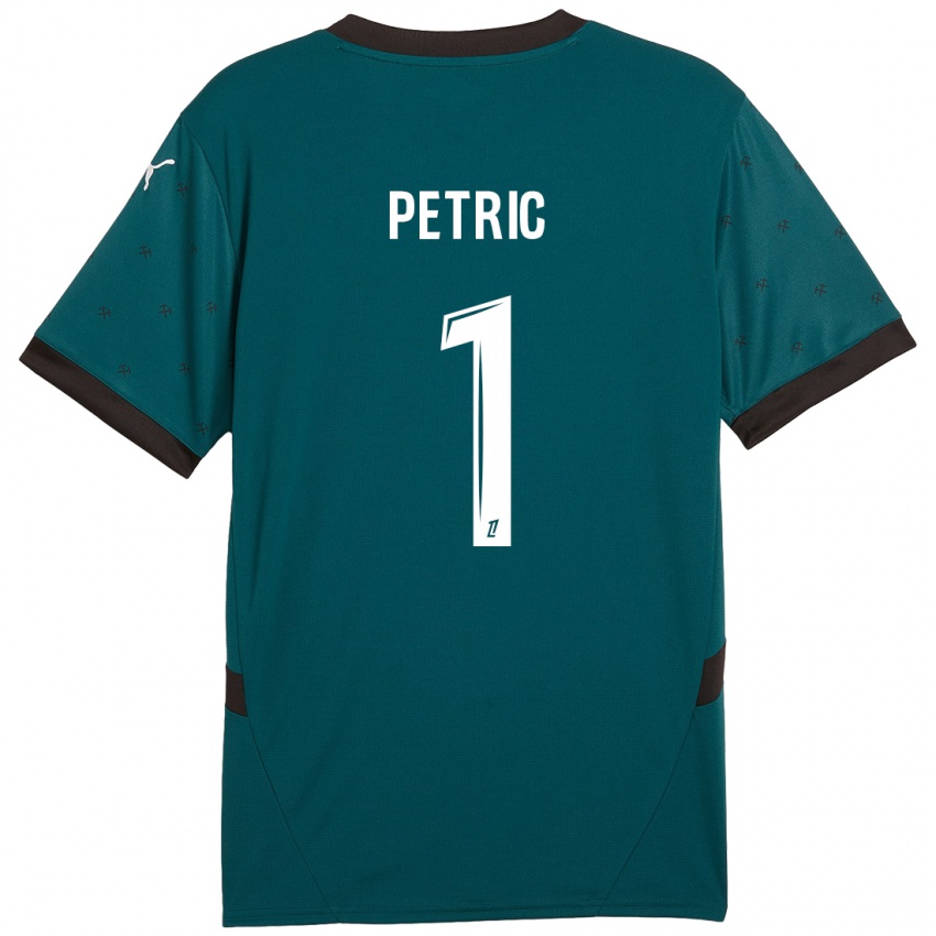 Niño Camiseta Denis Petric #1 Verde Oscuro 2ª Equipación 2024/25 La Camisa México