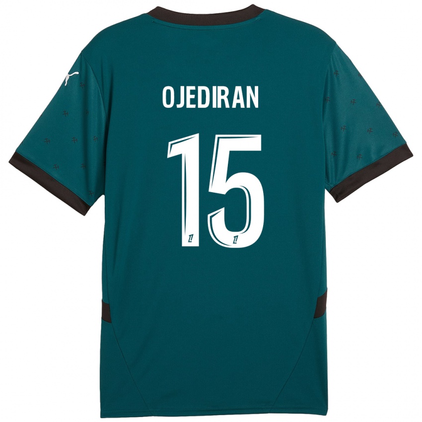 Niño Camiseta Hamzat Ojediran #15 Verde Oscuro 2ª Equipación 2024/25 La Camisa México