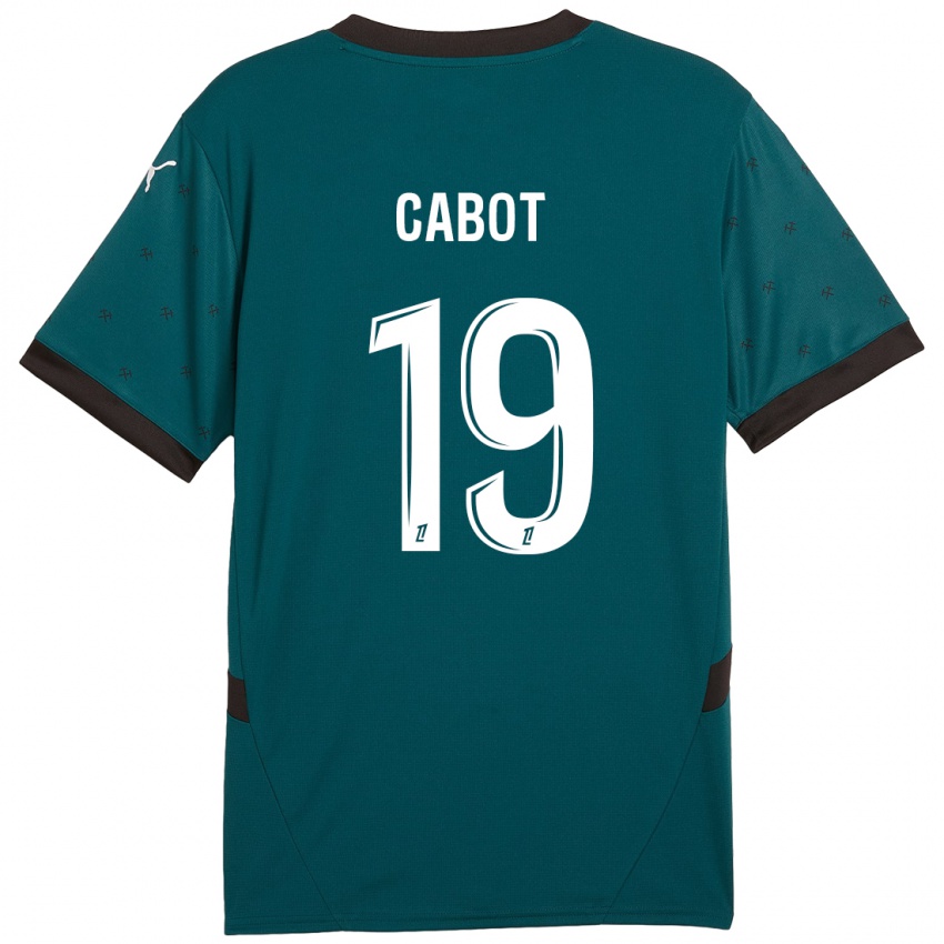 Niño Camiseta Jimmy Cabot #19 Verde Oscuro 2ª Equipación 2024/25 La Camisa México