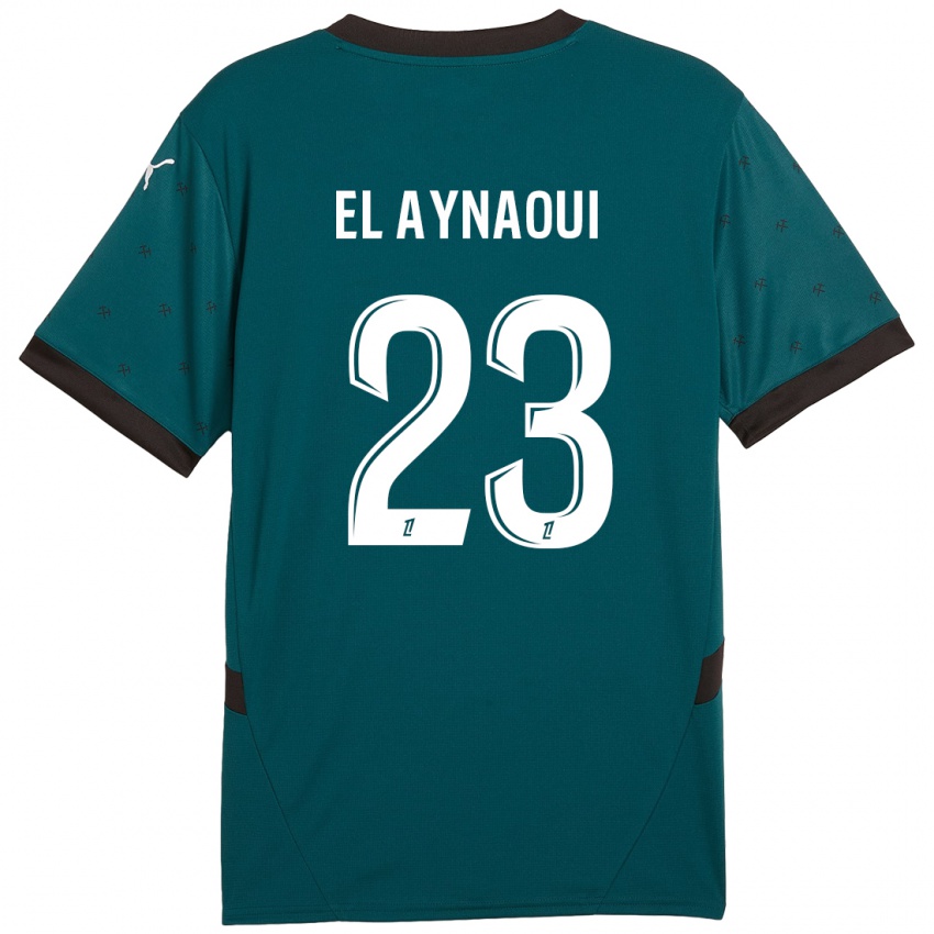 Niño Camiseta Neil El Aynaoui #23 Verde Oscuro 2ª Equipación 2024/25 La Camisa México