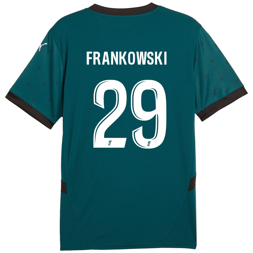 Niño Camiseta Przemyslaw Frankowski #29 Verde Oscuro 2ª Equipación 2024/25 La Camisa México