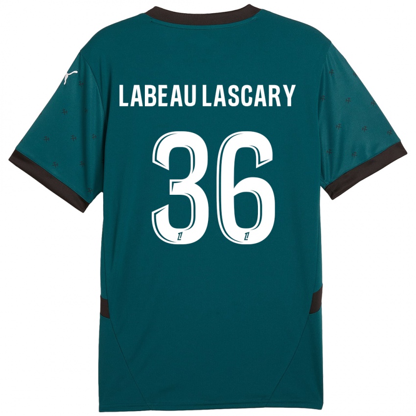 Niño Camiseta Rémy Labeau Lascary #36 Verde Oscuro 2ª Equipación 2024/25 La Camisa México