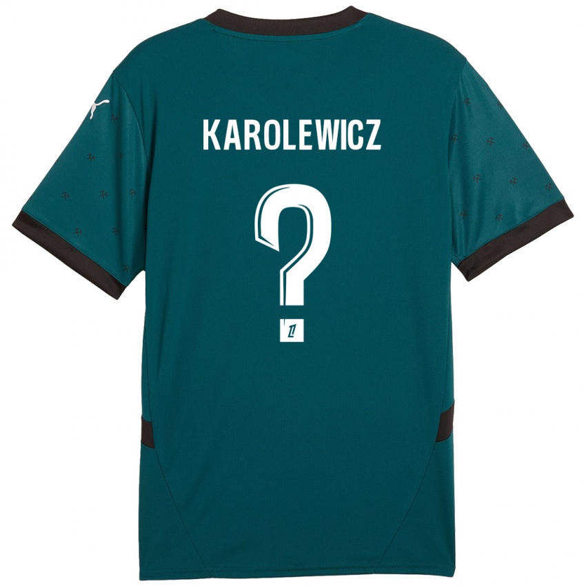 Niño Camiseta Roman Karolewicz #0 Verde Oscuro 2ª Equipación 2024/25 La Camisa México