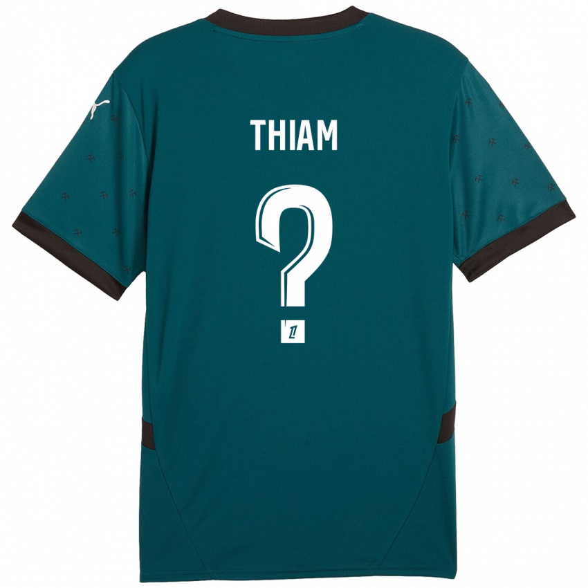 Niño Camiseta Mamadou Thiam #0 Verde Oscuro 2ª Equipación 2024/25 La Camisa México