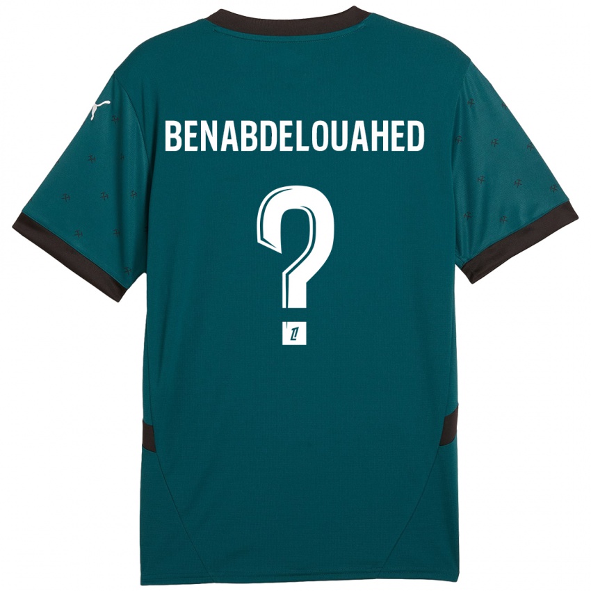 Niño Camiseta Kaïs Benabdelouahed #0 Verde Oscuro 2ª Equipación 2024/25 La Camisa México