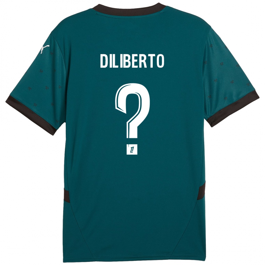 Niño Camiseta Noah Diliberto #0 Verde Oscuro 2ª Equipación 2024/25 La Camisa México