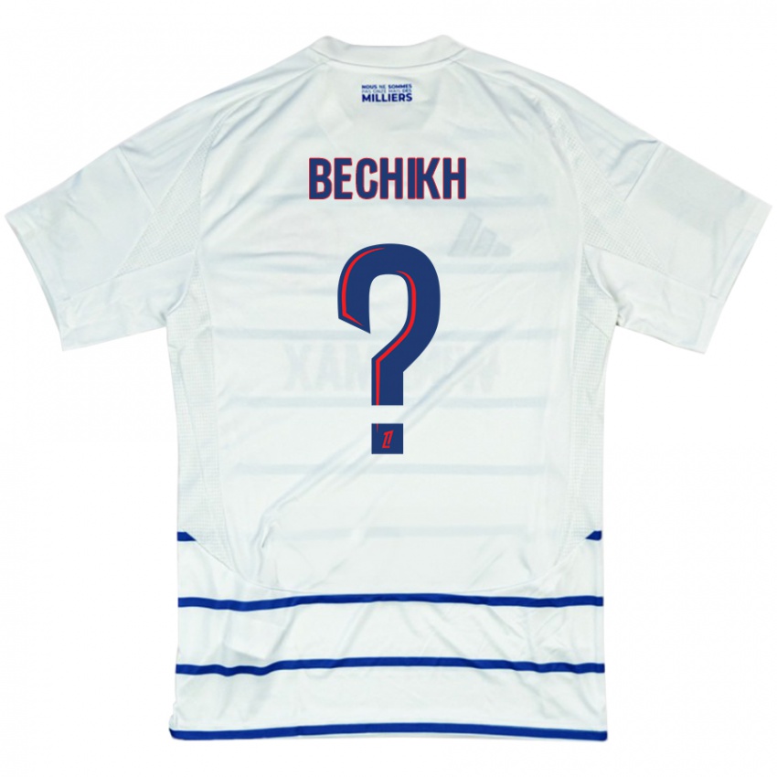 Niño Camiseta Mohamed Bechikh #0 Blanco Azul 2ª Equipación 2024/25 La Camisa México