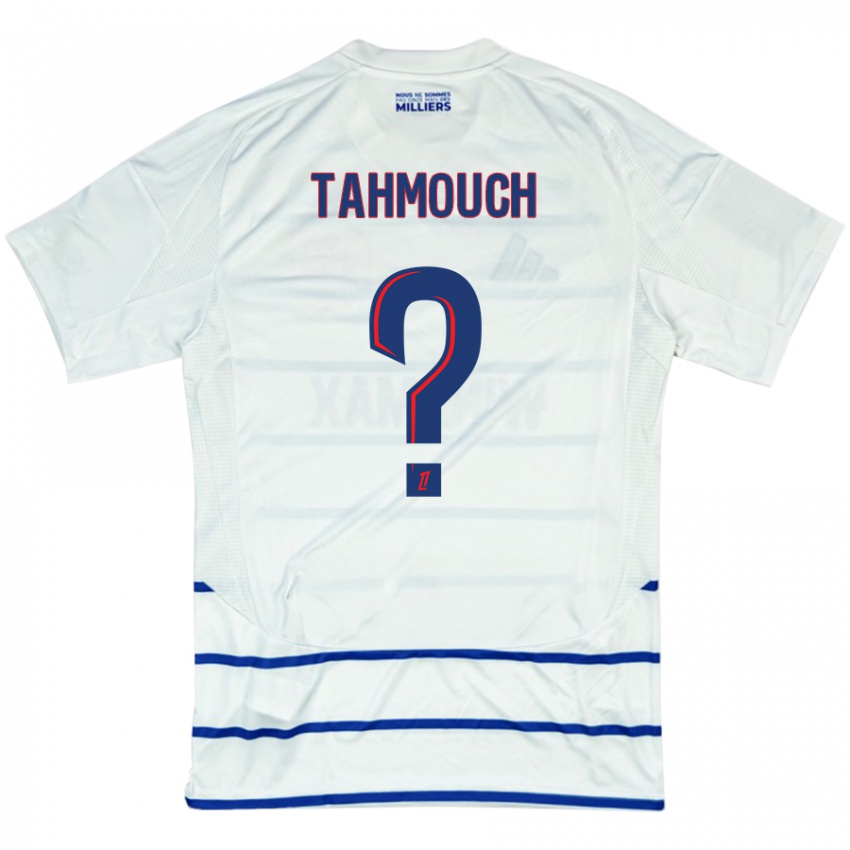 Niño Camiseta Mathieu Tahmouch #0 Blanco Azul 2ª Equipación 2024/25 La Camisa México