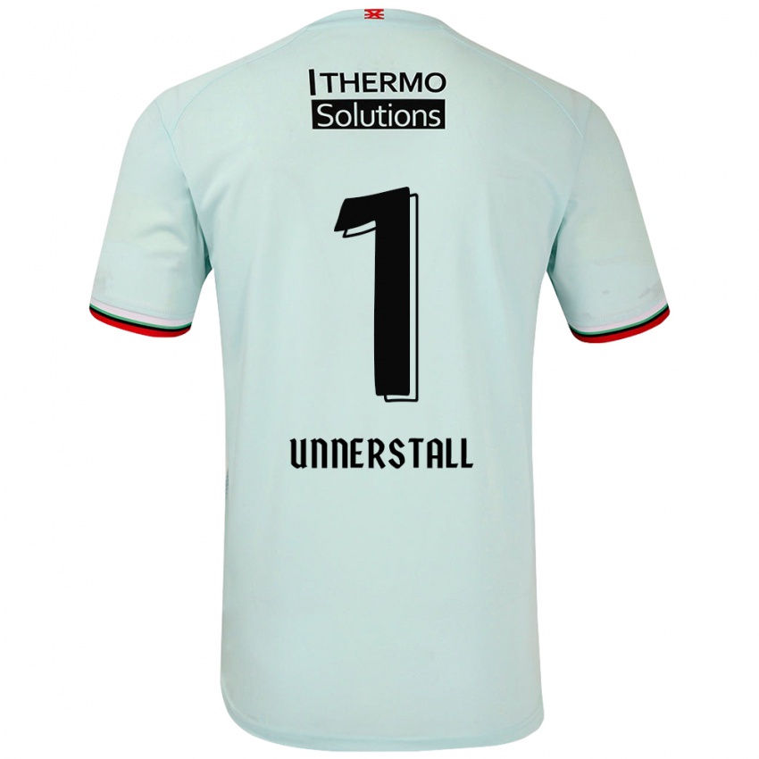 Niño Camiseta Lars Unnerstall #1 Verde Claro 2ª Equipación 2024/25 La Camisa México