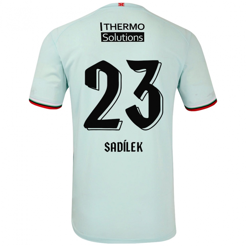 Niño Camiseta Michal Sadilek #23 Verde Claro 2ª Equipación 2024/25 La Camisa México