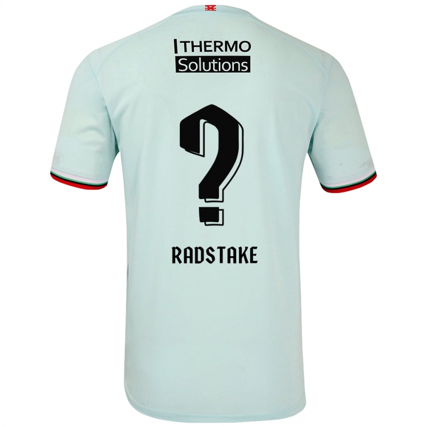 Niño Camiseta Ruben Radstake #0 Verde Claro 2ª Equipación 2024/25 La Camisa México