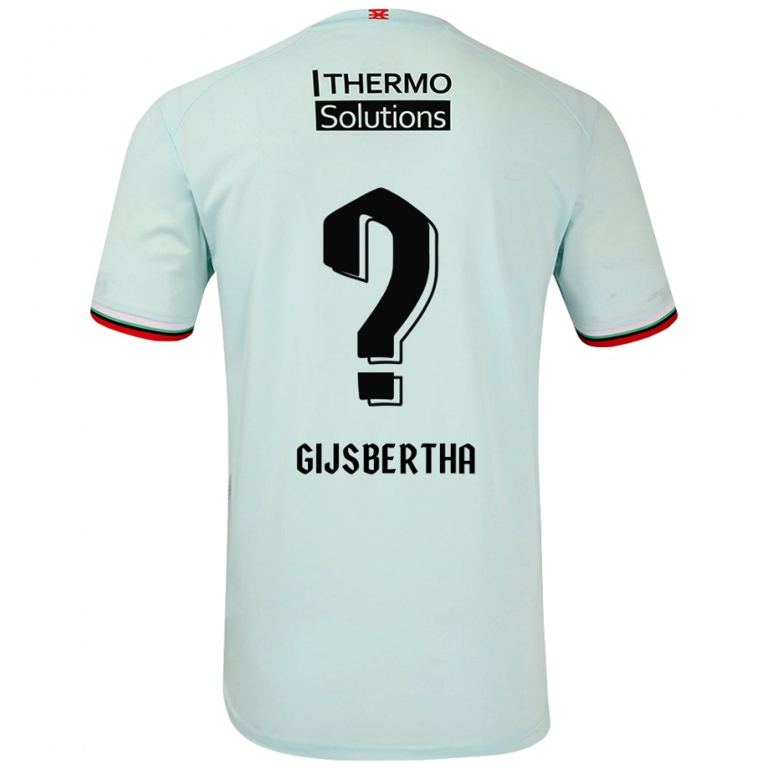 Niño Camiseta Tyrese Gijsbertha #0 Verde Claro 2ª Equipación 2024/25 La Camisa México