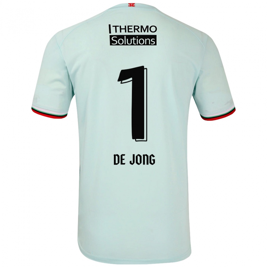 Niño Camiseta Daniëlle De Jong #1 Verde Claro 2ª Equipación 2024/25 La Camisa México