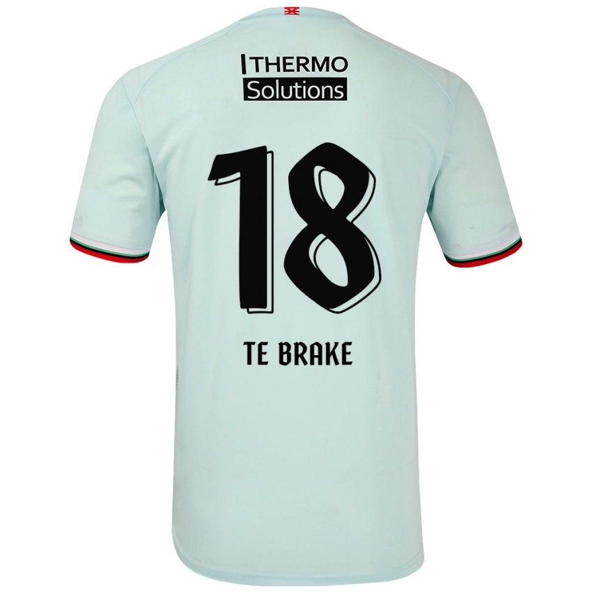 Niño Camiseta Sophie Te Brake #18 Verde Claro 2ª Equipación 2024/25 La Camisa México