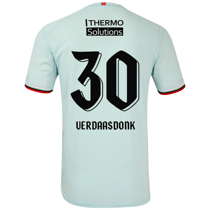 Niño Camiseta Suus Verdaasdonk #30 Verde Claro 2ª Equipación 2024/25 La Camisa México