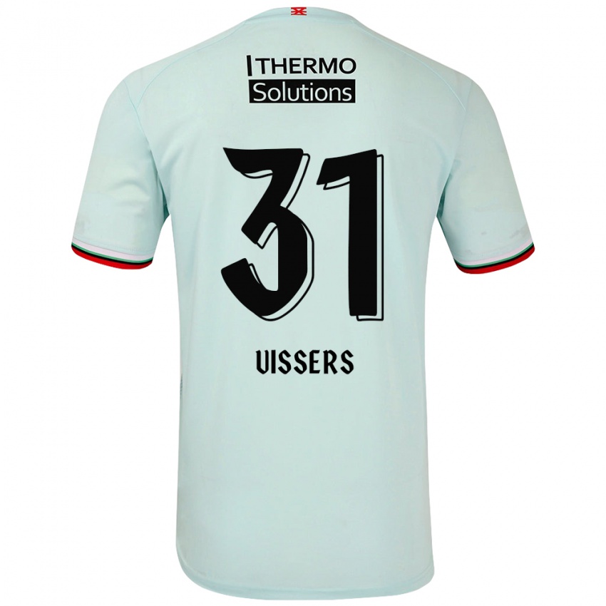 Niño Camiseta Kiki Vissers #31 Verde Claro 2ª Equipación 2024/25 La Camisa México