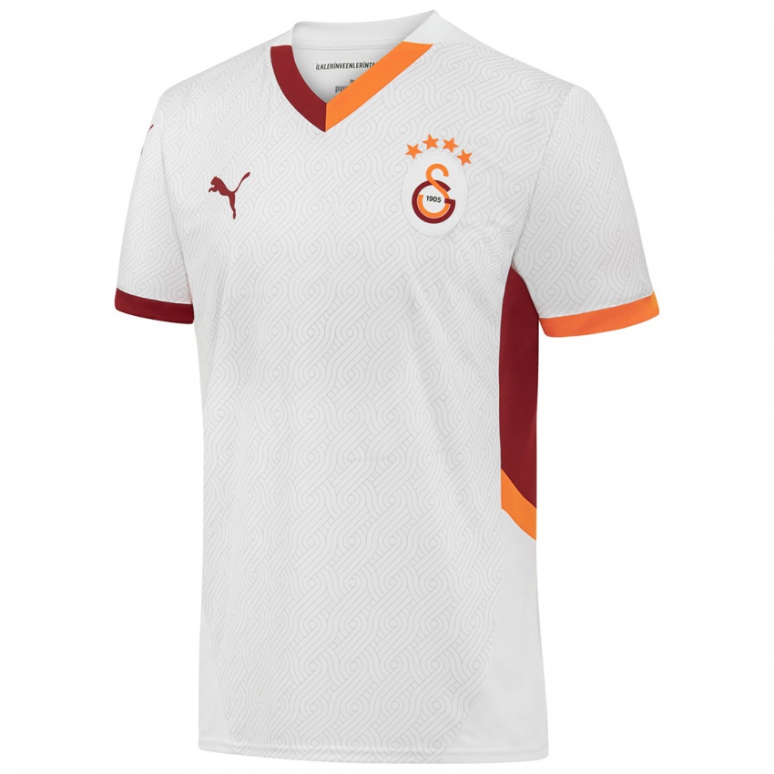 Niño Camiseta Arda Yavas #3 Blanco Amarillo Rojo 2ª Equipación 2024/25 La Camisa México