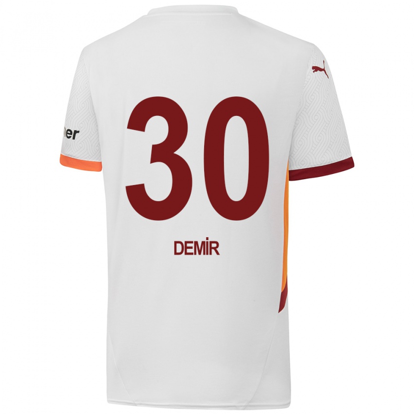 Niño Camiseta Yusuf Demir #30 Blanco Amarillo Rojo 2ª Equipación 2024/25 La Camisa México