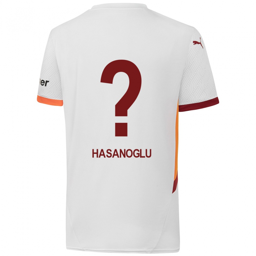 Niño Camiseta Cinar Hasanoglu #0 Blanco Amarillo Rojo 2ª Equipación 2024/25 La Camisa México