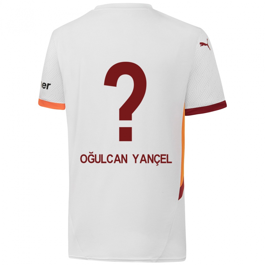 Niño Camiseta Necati Oğulcan Yançel #0 Blanco Amarillo Rojo 2ª Equipación 2024/25 La Camisa México