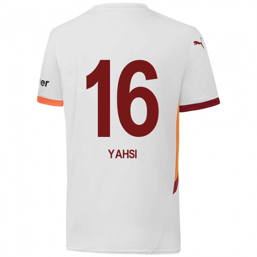 Niño Camiseta Ismail Yahsi #16 Blanco Amarillo Rojo 2ª Equipación 2024/25 La Camisa México