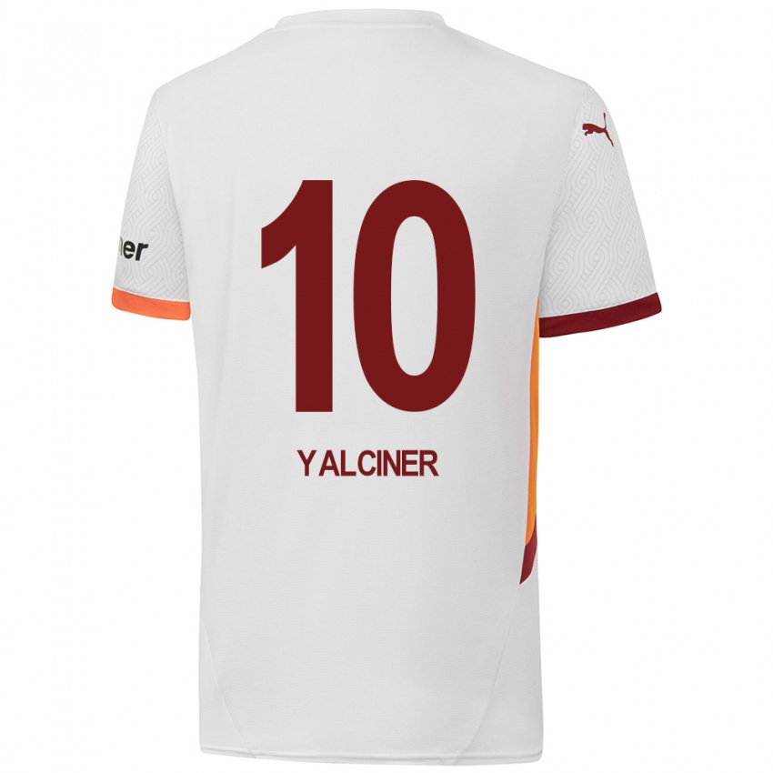 Niño Camiseta İsmigül Yalçıner #10 Blanco Amarillo Rojo 2ª Equipación 2024/25 La Camisa México