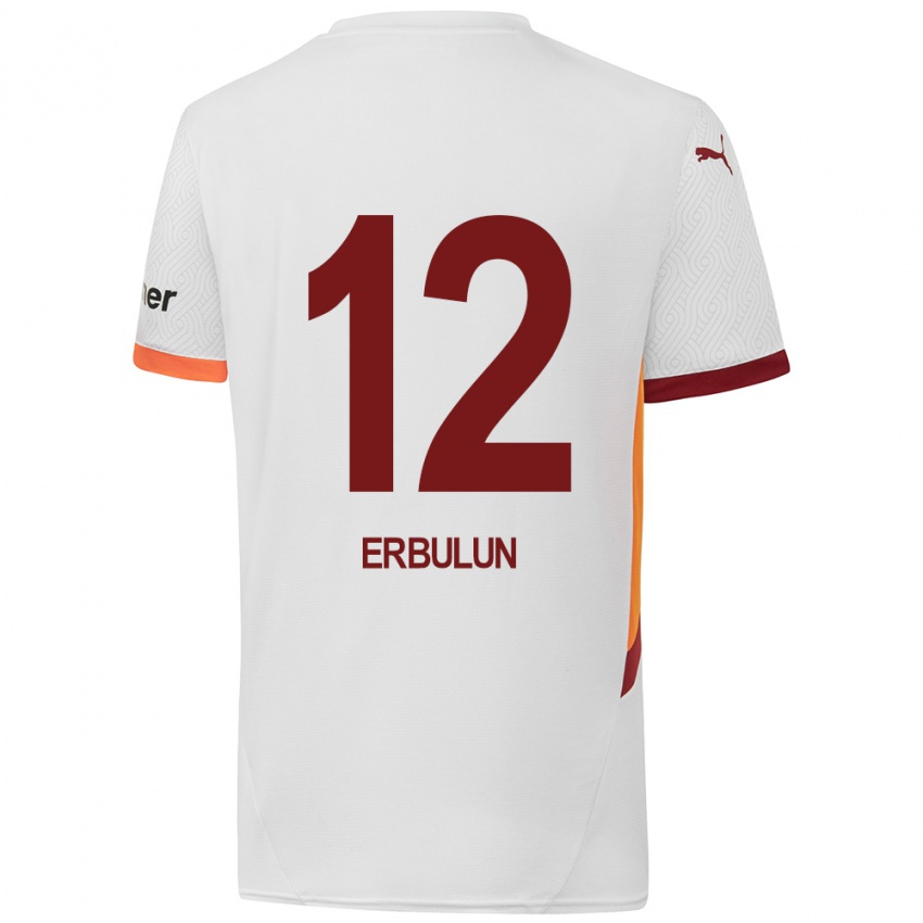 Niño Camiseta Helin Erbulun #12 Blanco Amarillo Rojo 2ª Equipación 2024/25 La Camisa México