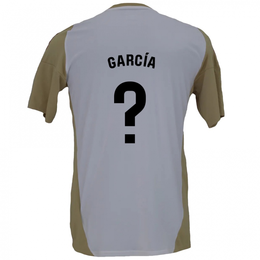 Niño Camiseta Alberto García #0 Marrón Blanco 2ª Equipación 2024/25 La Camisa México