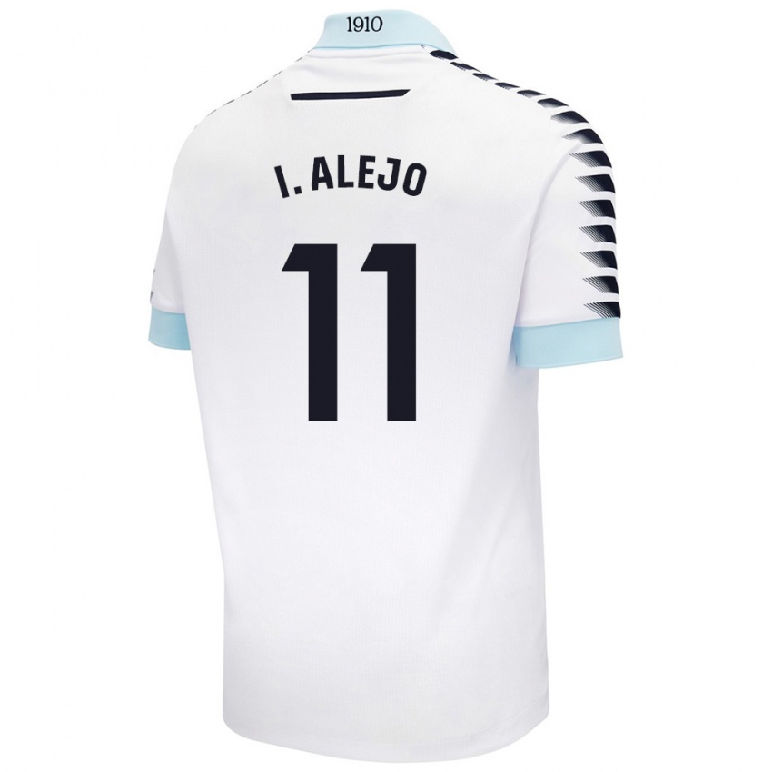 Niño Camiseta Iván Alejo #11 Blanco Azul 2ª Equipación 2024/25 La Camisa México