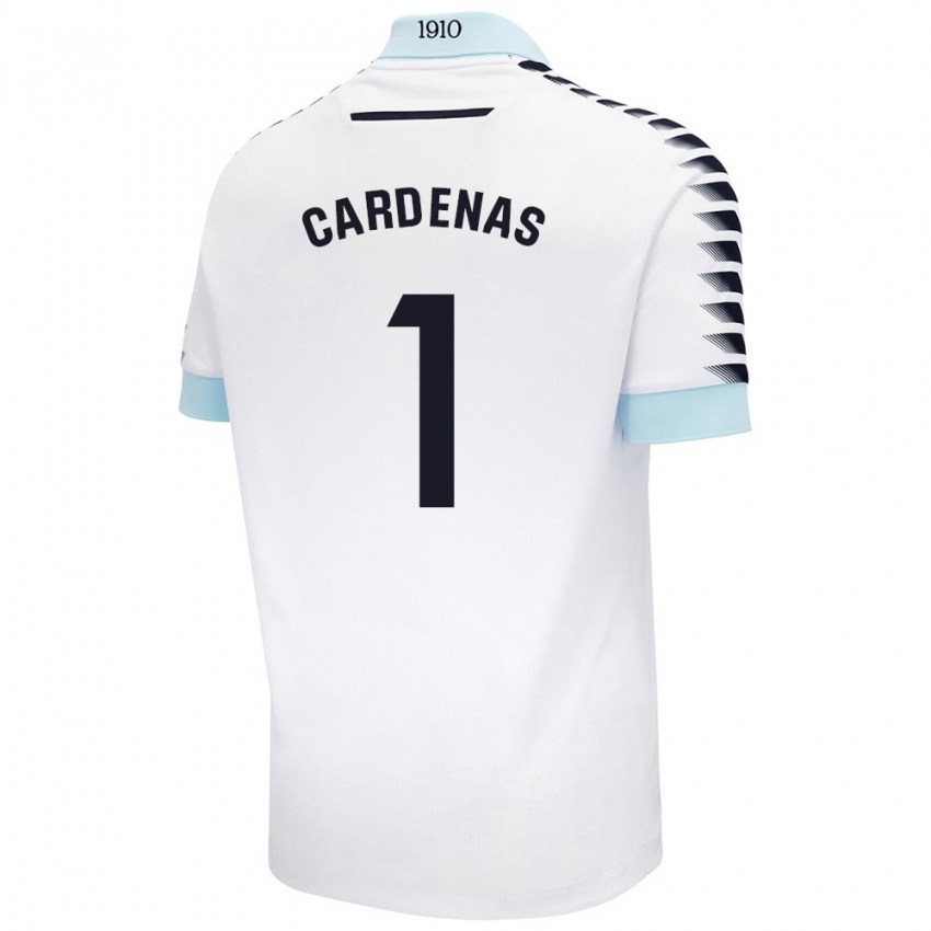 Niño Camiseta Raquel Cárdenas #1 Blanco Azul 2ª Equipación 2024/25 La Camisa México