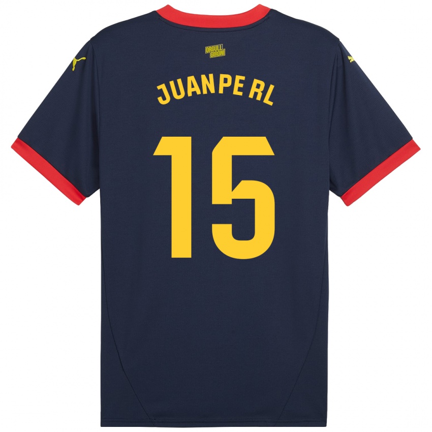 Niño Camiseta Juanpe #15 Azul Marino Rojo 2ª Equipación 2024/25 La Camisa México