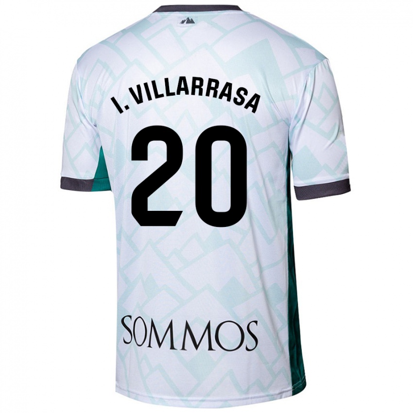 Niño Camiseta Ignasi Vilarrasa #20 Blanco Verde 2ª Equipación 2024/25 La Camisa México