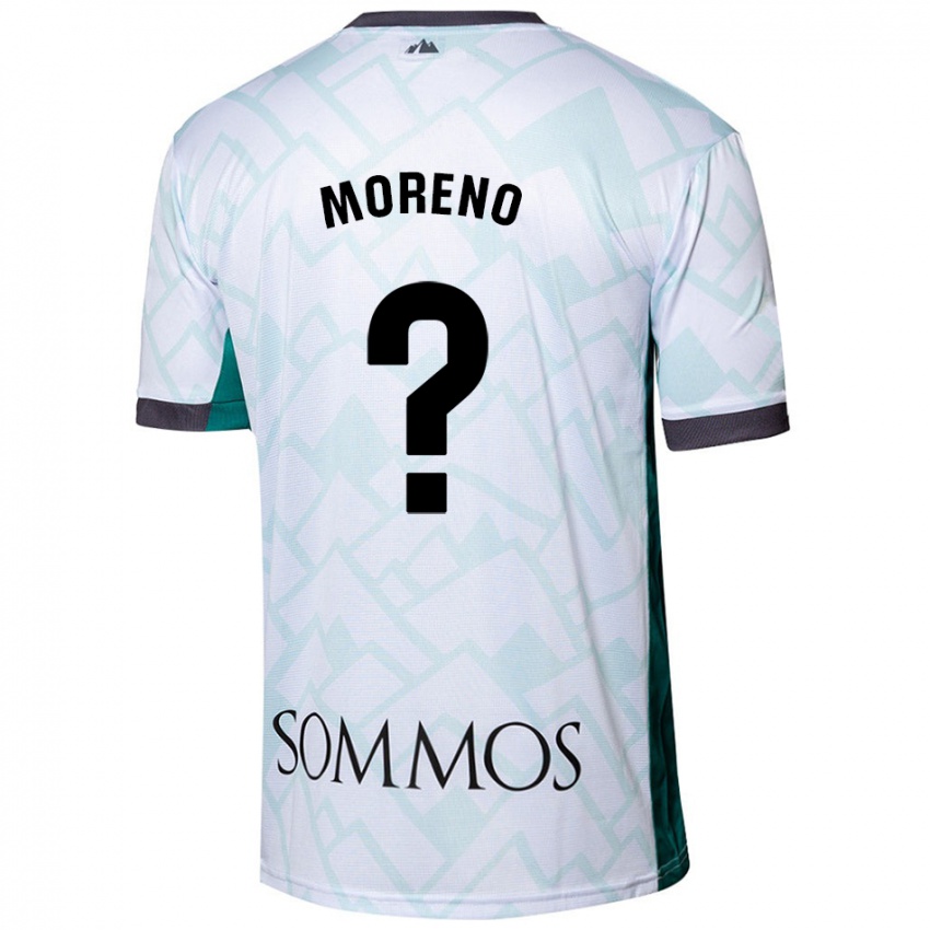 Niño Camiseta Eloy Moreno #0 Blanco Verde 2ª Equipación 2024/25 La Camisa México