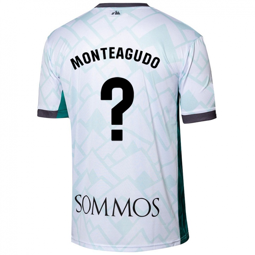 Niño Camiseta Miguel Monteagudo #0 Blanco Verde 2ª Equipación 2024/25 La Camisa México