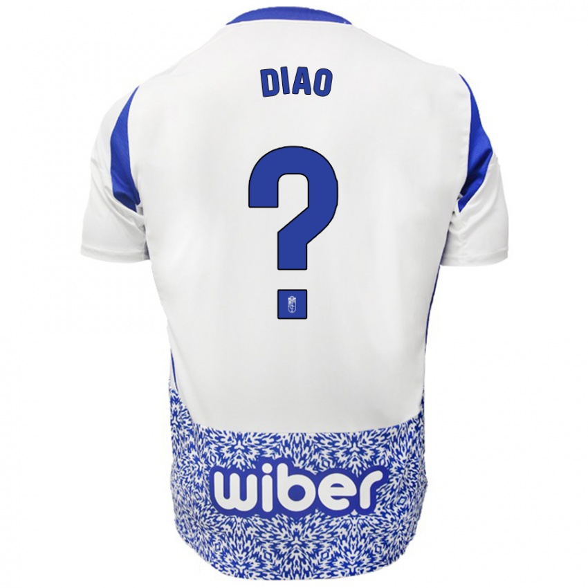 Niño Camiseta Siren Diao #0 Blanco Azul 2ª Equipación 2024/25 La Camisa México