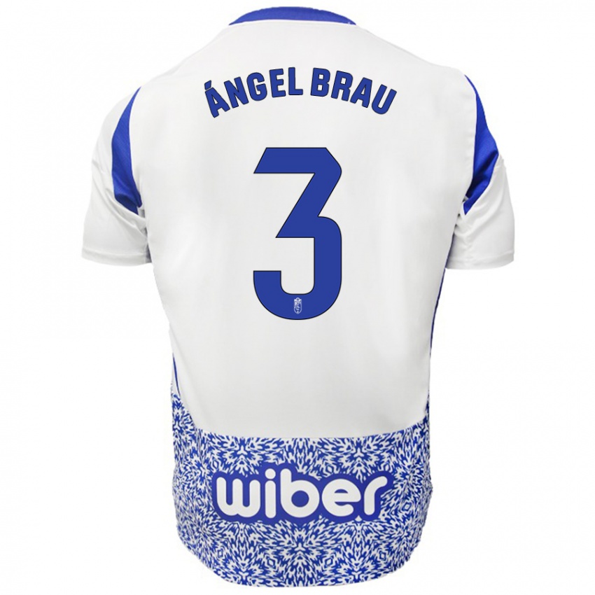 Niño Camiseta Miguel Ángel Brau #3 Blanco Azul 2ª Equipación 2024/25 La Camisa México