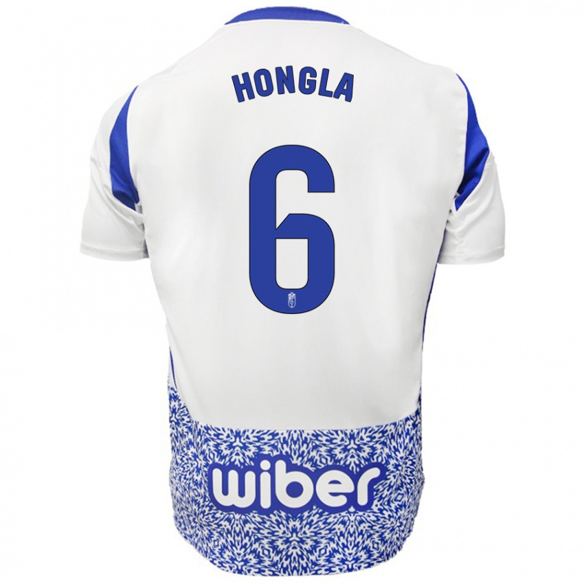 Niño Camiseta Martin Hongla #6 Blanco Azul 2ª Equipación 2024/25 La Camisa México