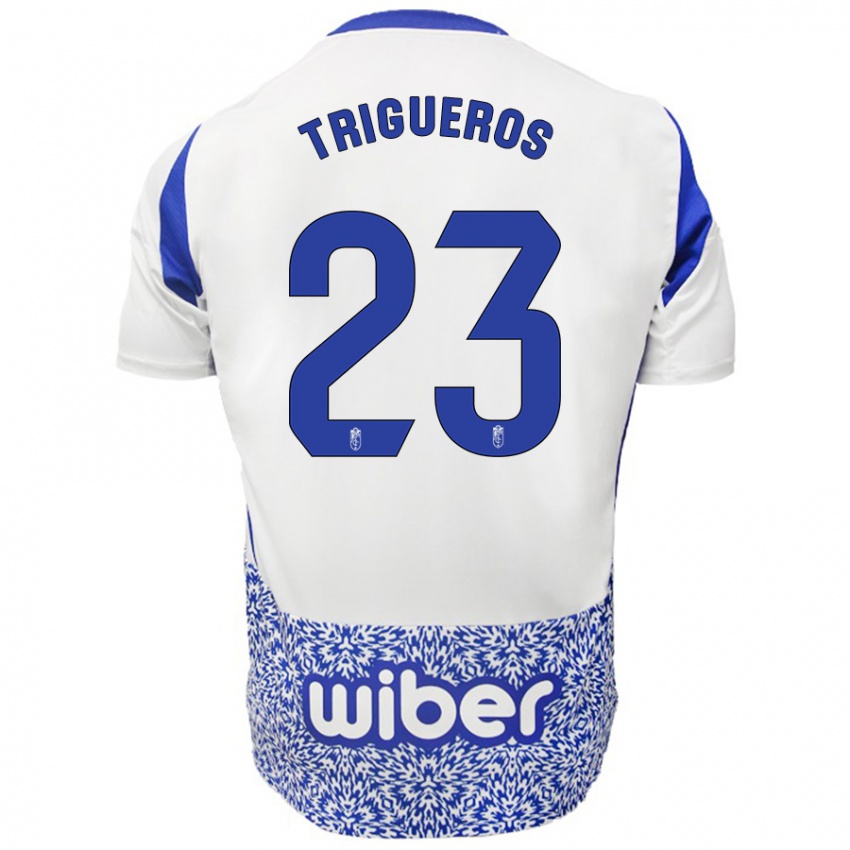 Niño Camiseta Manu Trigueros #23 Blanco Azul 2ª Equipación 2024/25 La Camisa México