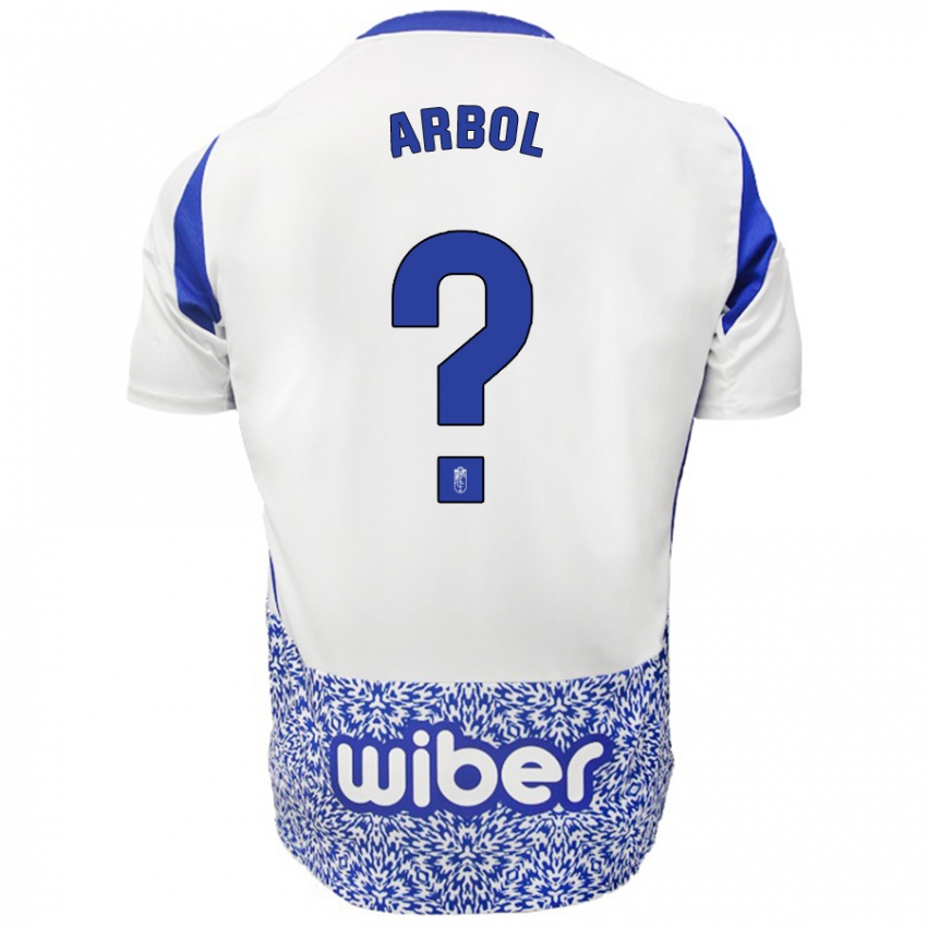 Niño Camiseta Fran Árbol #0 Blanco Azul 2ª Equipación 2024/25 La Camisa México