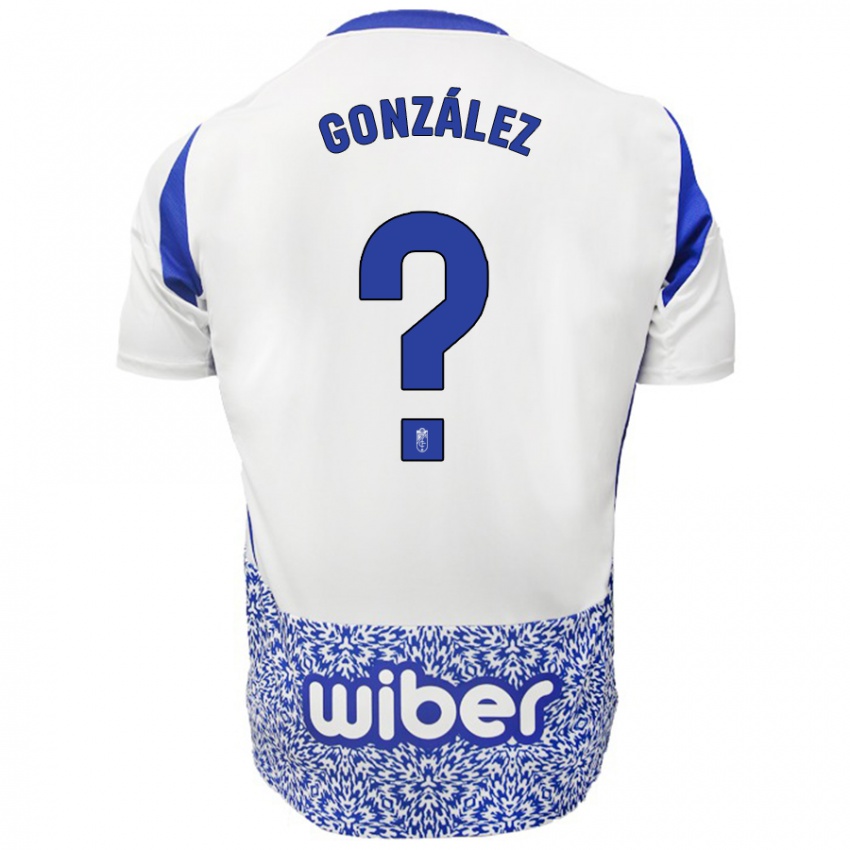 Niño Camiseta Pablo González #0 Blanco Azul 2ª Equipación 2024/25 La Camisa México