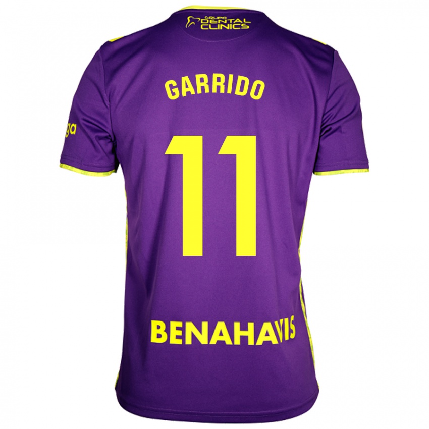 Niño Camiseta Rafael Garrido #11 Púrpura Amarillo 2ª Equipación 2024/25 La Camisa México