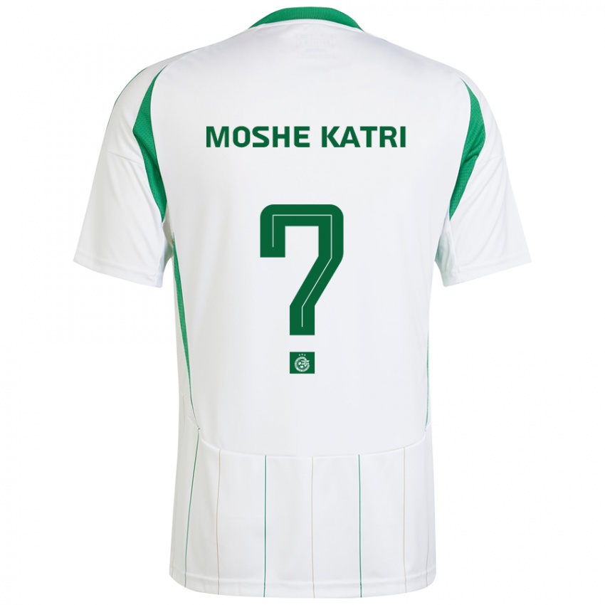 Niño Camiseta Roy Moshe Katri #0 Blanco Verde 2ª Equipación 2024/25 La Camisa México